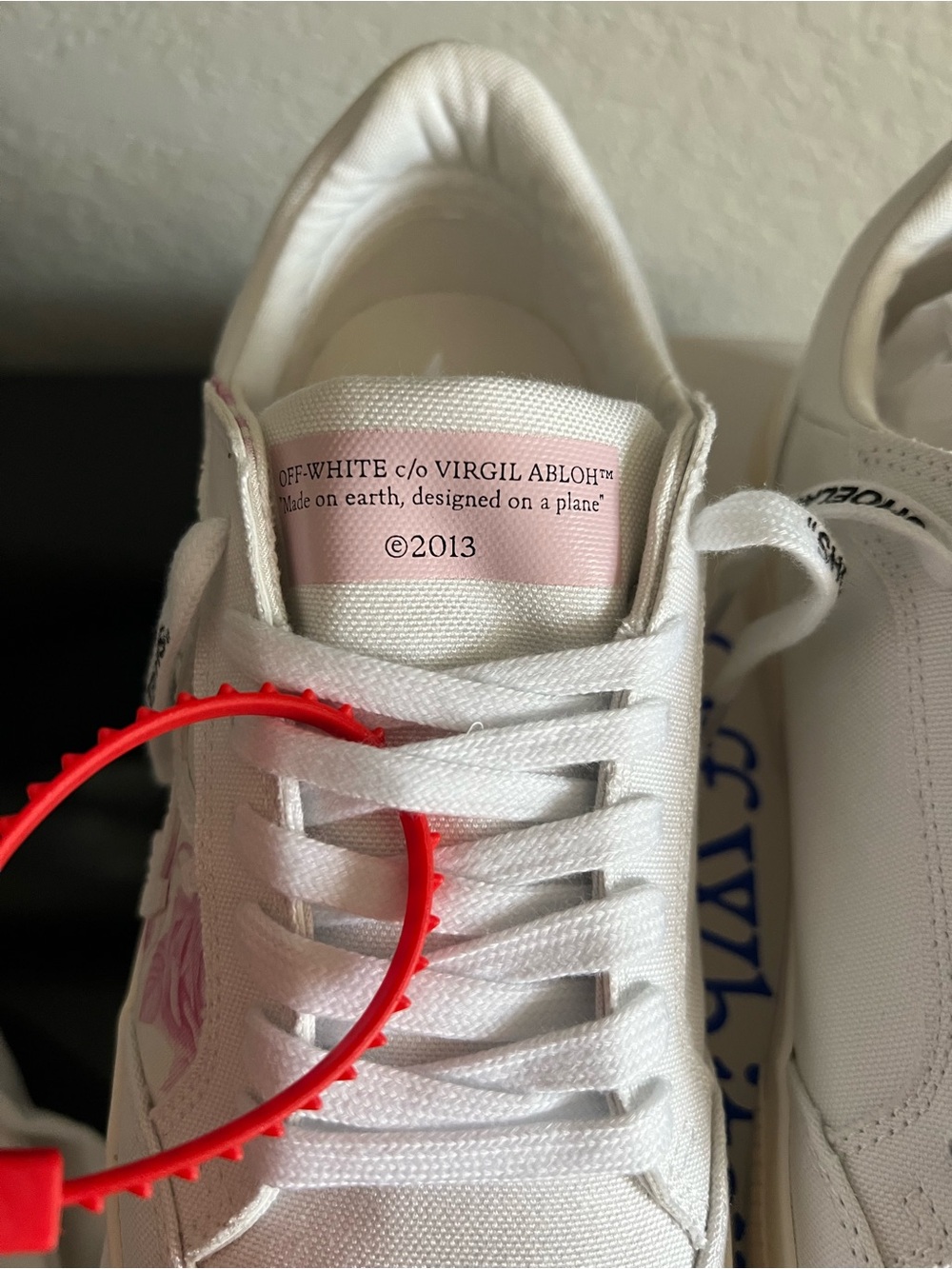 Off-White Women’s Off-White New Low Vulcanized Animation "White Pink Floral" - Picture 4 of 6